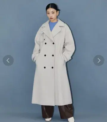 빅 칼라 코트 스탠드 코트 united tokyo