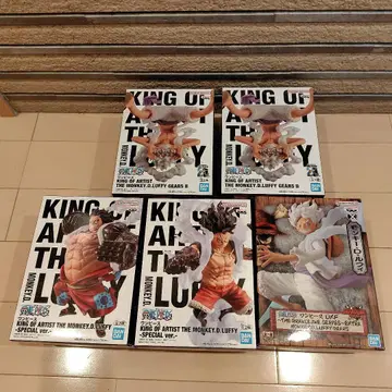 원피스 KING OF ARTIST 루피 피규어 세트 니카