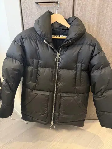 IENKI IENKI 블랙 다운 자켓 XS