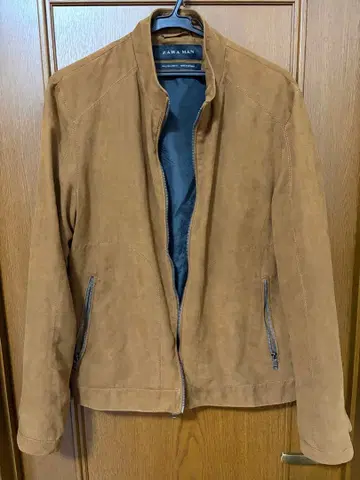 ZARA MAN 브라운 스웨이드풍 자켓 L
