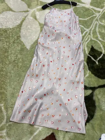 코코딜 원피스 하트 무늬 옅은 보라색 사이즈 2