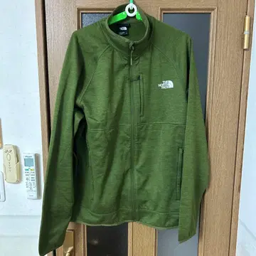 The North Face 플리스 자켓 남성용 그린 L 사이즈