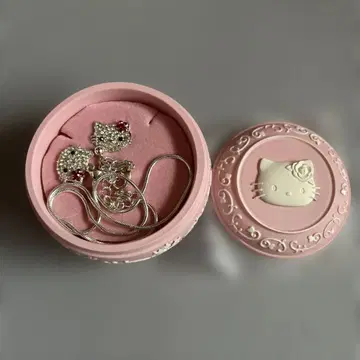 산리오 당첨 복권 헬로키티 반지 & 목걸이 2003