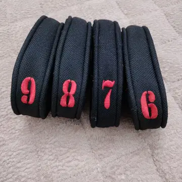 미사용 아이언 커버 브리핑 BRIEFING 4세트 골프헤드커버