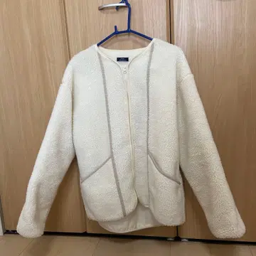 URBAN RESEARCH ITEMS 플리스 자켓 아이보리