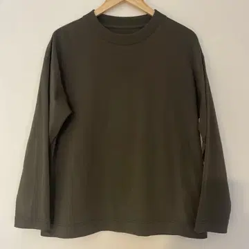 마가렛호웰 미즈노 상의 이너 긴팔T셔츠 카키