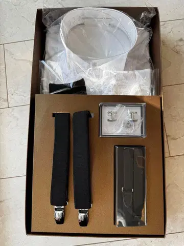 결혼식 신랑 셔츠 세트