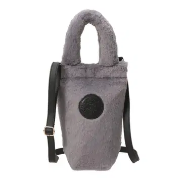 [ 미개봉 새상품 ] 보틀 숄더백 퍼 그레이