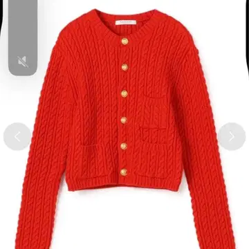 맥피 하이브리드 코튼 케이블 크루넥 가디건