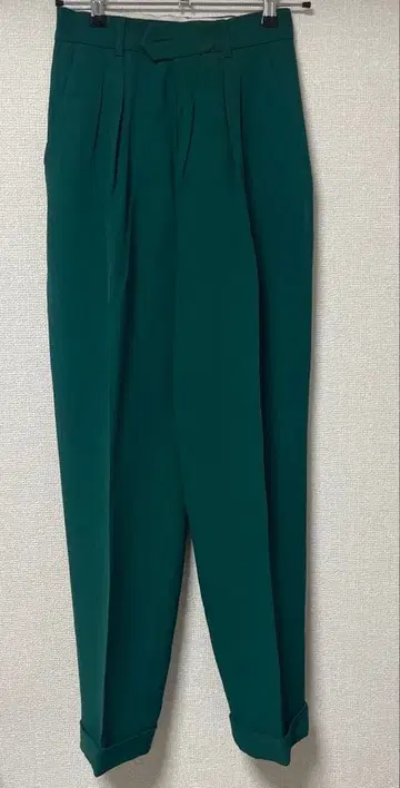 MOSCHINO COUTURE! 다크 그린 슬랙스