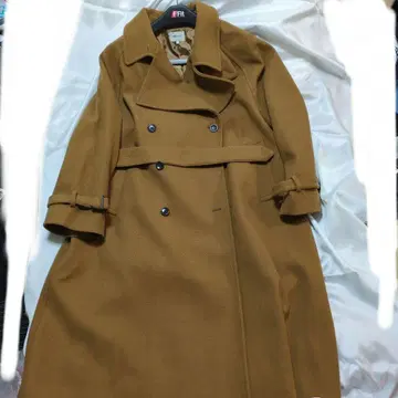 2WAY 오버 사이즈 멜톤 더블 요크 래글런 트렌치코트 (에마크로스)