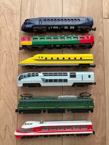 기차 모형 6종류