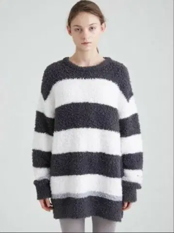 gelato pique 브라운 화이트 스트라이프 룸웨어