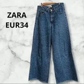 자라 플레어 데님 팬츠 EUR34