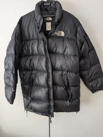 THE NORTH FACE 블랙 700 다운 자켓 롱