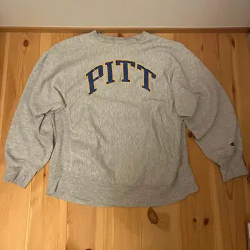 Champion PITT 로고 트레이닝복 XL 그레이