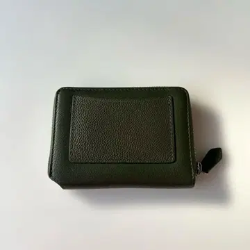 [ 새상품 ] OKACHI 가죽 접이식 지갑 그린