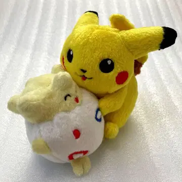 초기 피카츄 토게피 봉제 인형 TOMY 포케페어 타카라토미