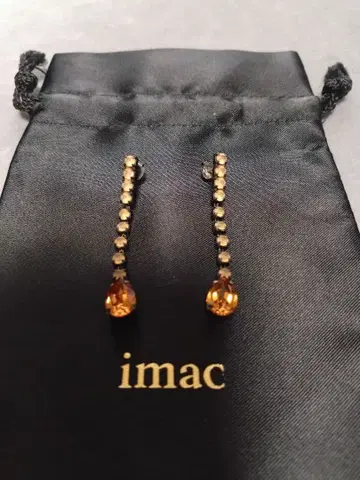 imac 앰버 컬러 귀걸이