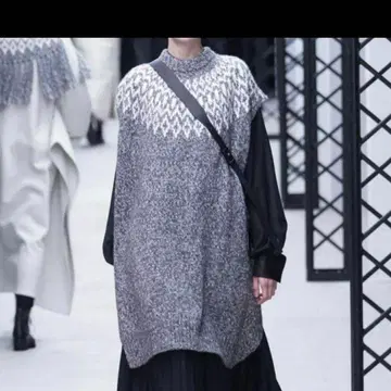 하이크 HYKE 니트 판초 베스트