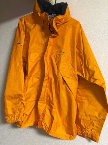 mont-bell 우비 상하의 L 오렌지 새상품급