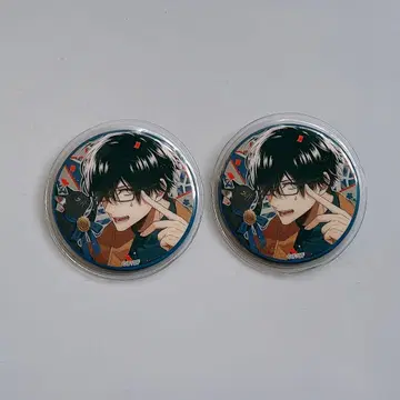 류 아이시 캔뱃지 2개 세트