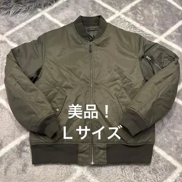 새상품급! 유니클로 MA-1 플라이트 자켓 올리브 그린