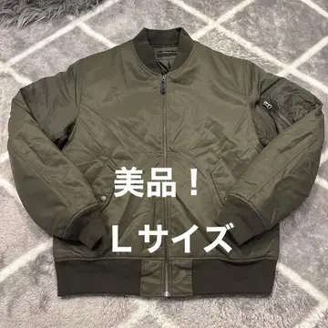 새상품급! 유니클로 MA-1 플라이트 자켓 올리브 그린