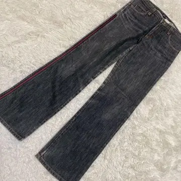 ARMANI JEANS 데님 팬츠 블랙 28 캐주얼 돌려입기