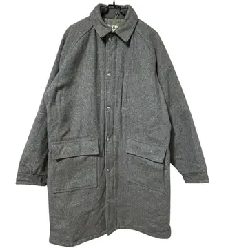 하자품] USA제 엘엘빈 울 스톰 코트 한 장 소매 신살레이트