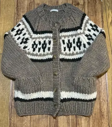 FREAKSSTORE 코위찬 니트 가디건 두꺼운 소재