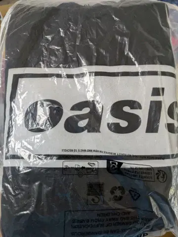 oasis 블랙 후드티
