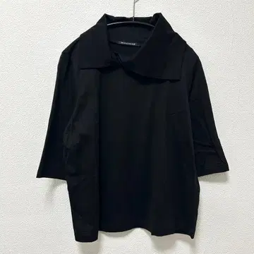 mizuiro ind 미즈이로 인드 드레이프 컬러 풀오버 블랙