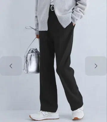 새상품 택 포함 완판템 그린 라벨 센터 프레스 속기모 블랙 팬츠 S