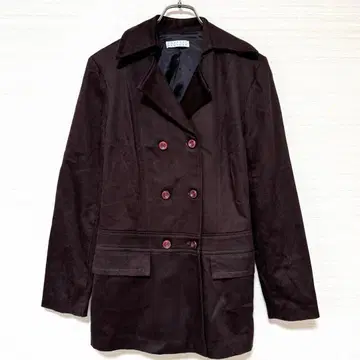 바니스뉴욕 피 코트 S 사이즈 브라운 계열 코튼 40% 고급