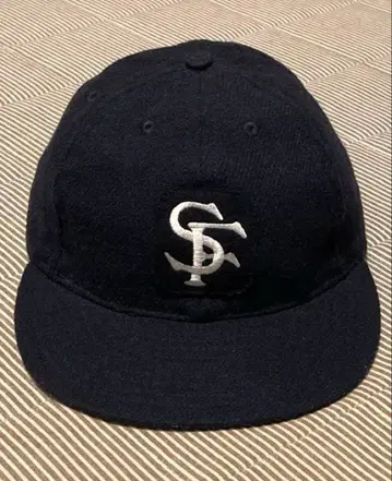 SASSAFRAS 쿠퍼스타운 네이비 울 캡 7 1/4