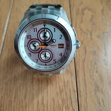 Swatch 자동 감기 크로노그래프 손목시계 [정크제품]