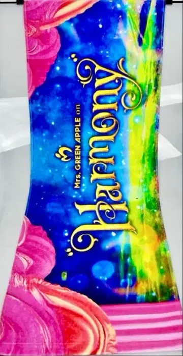 미사용 새상품 Mrs. GREEN APPLE Harmony 타월 미세스