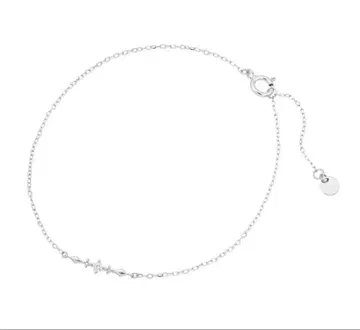 쥬얼리 츠츠미 K10 화이트 골드 다이아몬드 팔찌