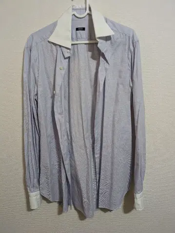 BARBA 스카이블루 클레릭 긴팔 셔츠