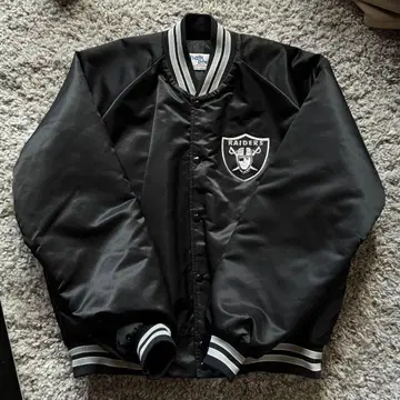 Chalk Line RAIDERS 바시티 자켓 USA XL 블랙 레이더스