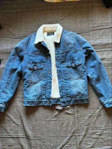 EDWIN 보아 안감 데님 자켓 L