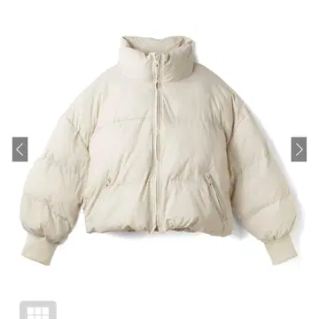 아이보리 다운 자켓
