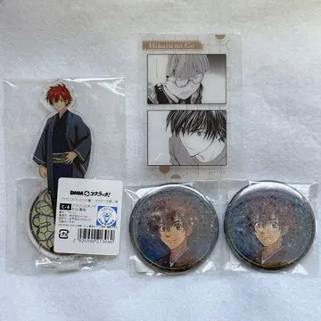 히카루의 바둑 와타야 요시타카 캔뱃지 아크릴 스탠드 클리어 카드