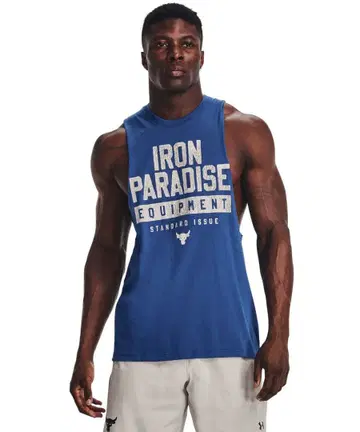 언더아머 프로젝트 락 탱크탑 슬리브리스