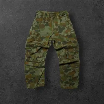 호주군 FADA 카모 w27 덕헌터 패티그 카고 팬츠 카모플라쥬