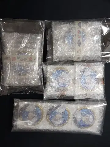 FGO 가챠메이트 서번트 홀로그램 캔뱃지 네모 세트