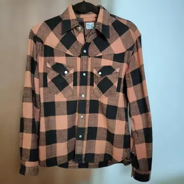 플랫 헤드 플란넬 셔츠 38 블록 체크 FLATHEAD 레어