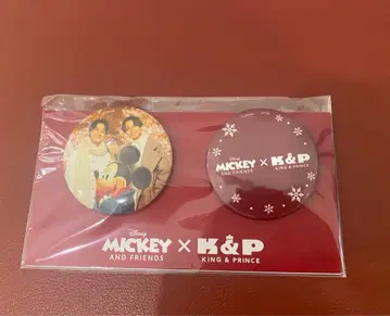 미키 & 프렌즈 x 킹 & 프린스 캔뱃지 세트