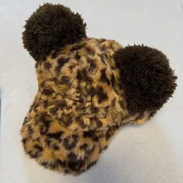 [ 디즈니 ] 미키 레오파드 무늬 캡 모자